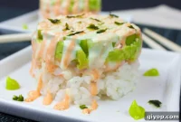 Spicy Shrimp Volcano Roll