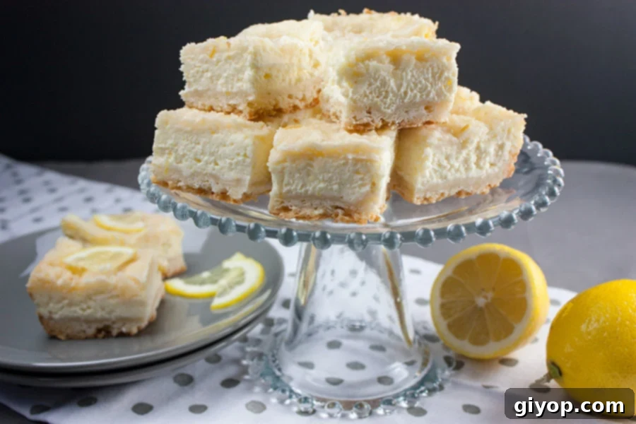 Lemony Shortbread Cheesecake Bars 1 featured 7525