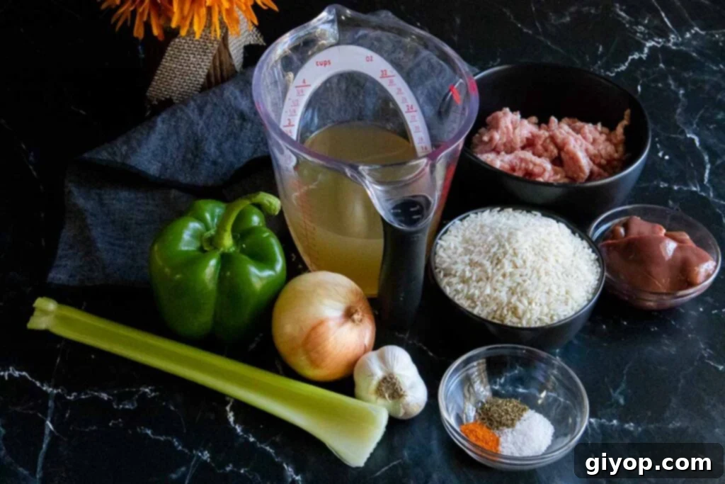 Crafting Perfect Cajun Dirty Rice 4 Ingredients for dirty rice