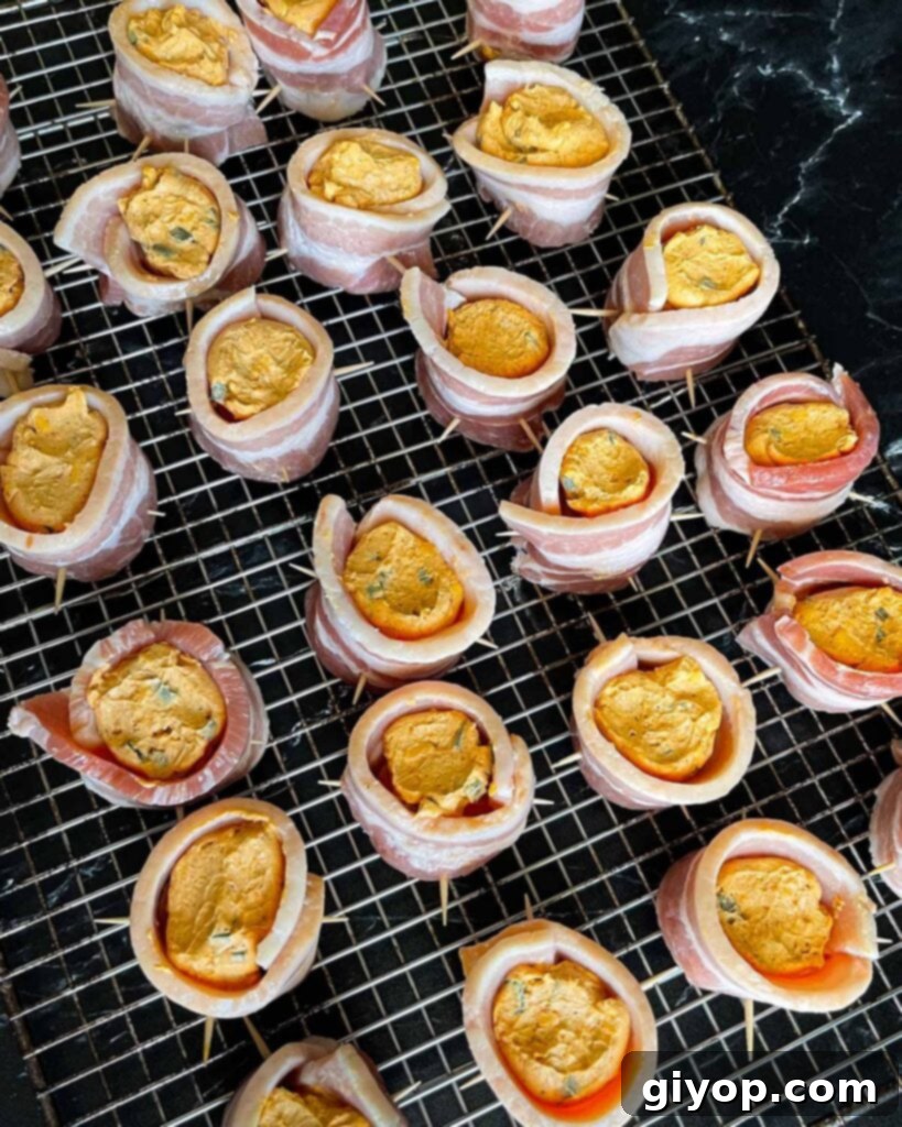 Pitmaster's Piggy Poppers 10 Pig shots ready to go!