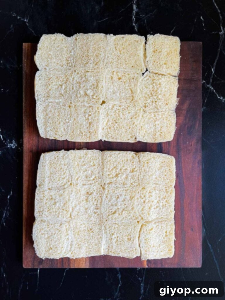 Slider rolls cut in half.