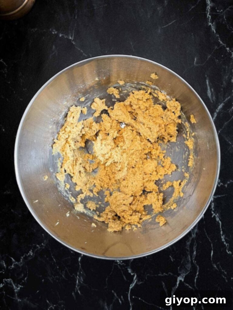 Salty Sweet Peanut Butter Pretzel Treats 5 Powdered sugar mixed into the peanut butter mixture.