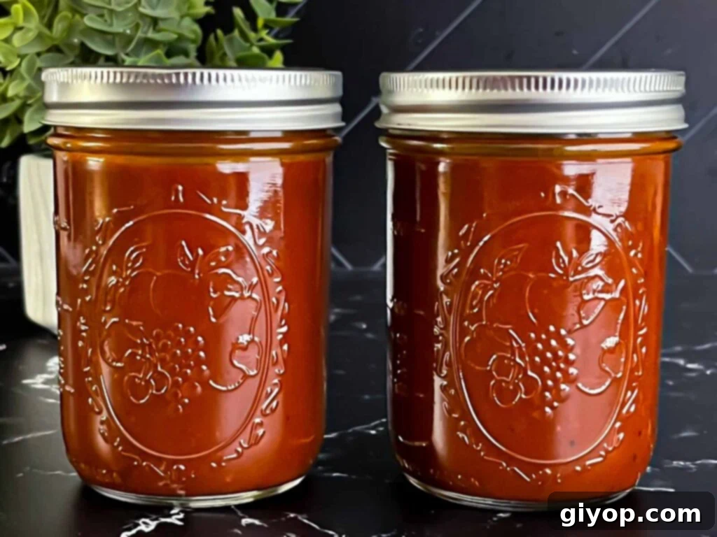 Legendary Kansas City Barbecue Sauce 8 Several bottles of homemade Kansas City style barbecue sauce, labeled and ready for storage or gifting.